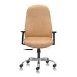 BARON High Back chair with Vegan Leather & 3 Way Adjustable Arms - TRANSTEEL