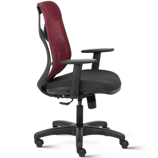 Suit Mid Back Mesh Ergonomic Chair with adjustable Arms