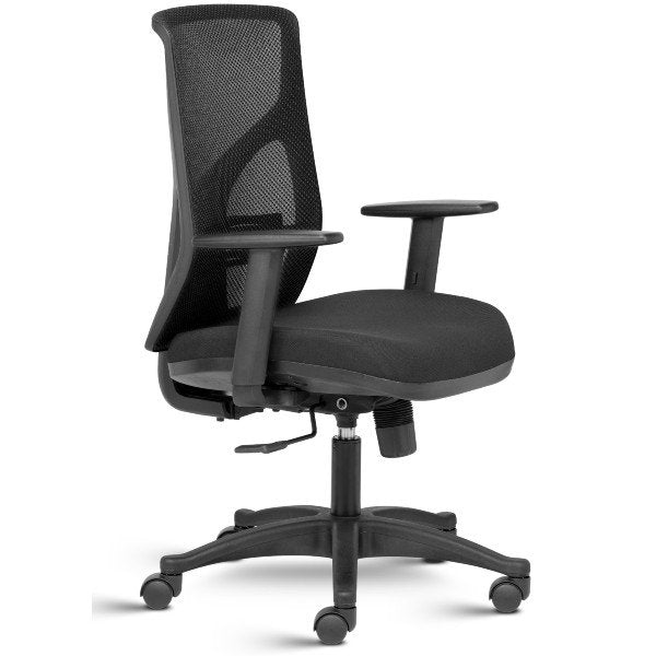 Bionic Mid Back Mesh Backrest Ergonomic Chair with Adjustable arms