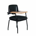 FLEXI Writer Chair - Flexible Back Chair With Cushion Seat & Writing Tablet-Transteel