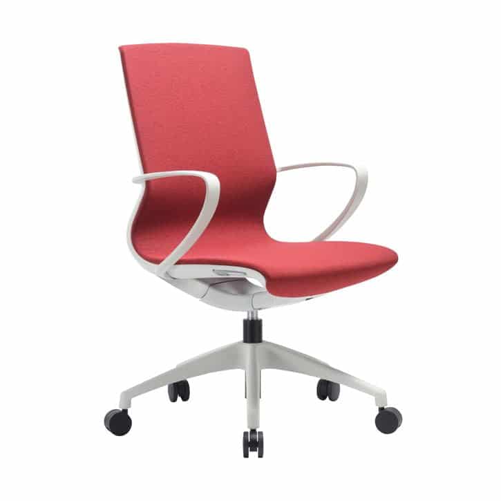 Rhythm low Back Computer Chair with Fixed Arms