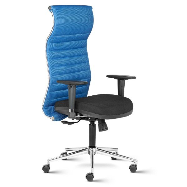 Black Neo High Back Mesh Ergonomic Chair with adjustable Arms