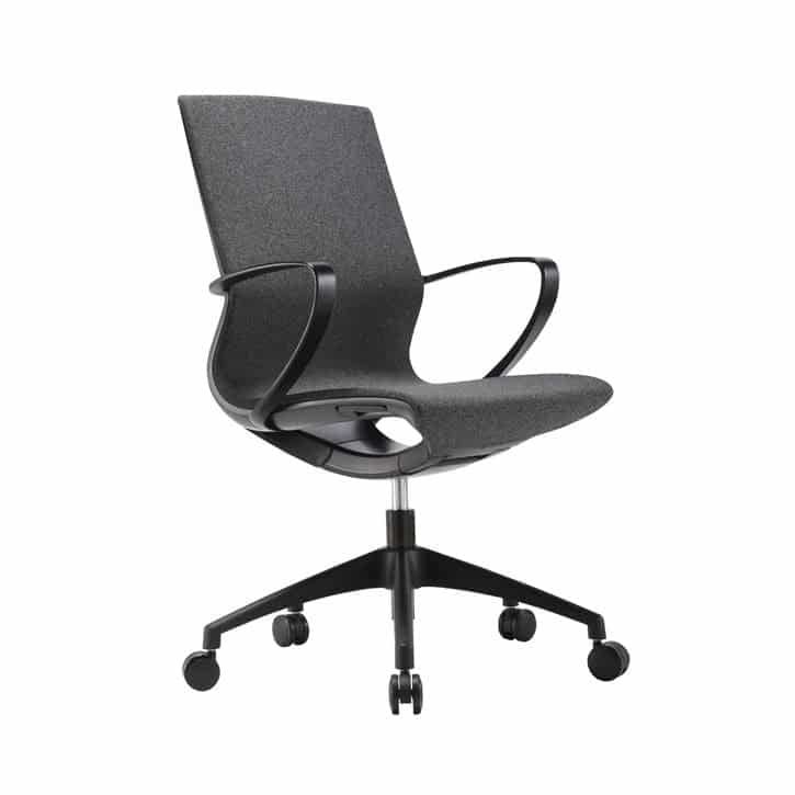 Rhythm low Back Computer Chair with Fixed Arms