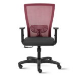 Reflex Mid Back Mesh Ergonomic Computer Chair with Adjustable Arms