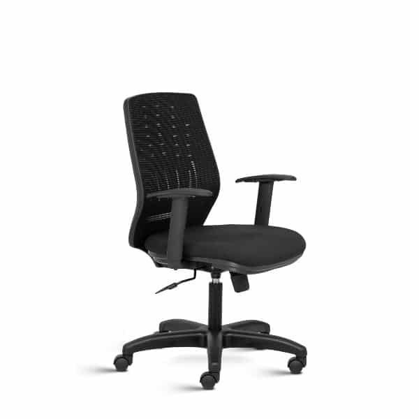 Pixel Medium Back Mesh Ergonomic Chair with adjustable Arms